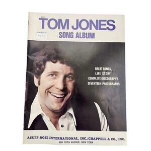 Tom Jones Vintage Song Album Sheet Music 1966 Acuff-Rose International 1970